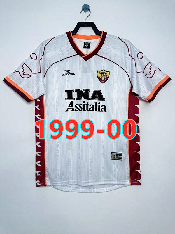 Roma Away Retro Jersey S-2XL