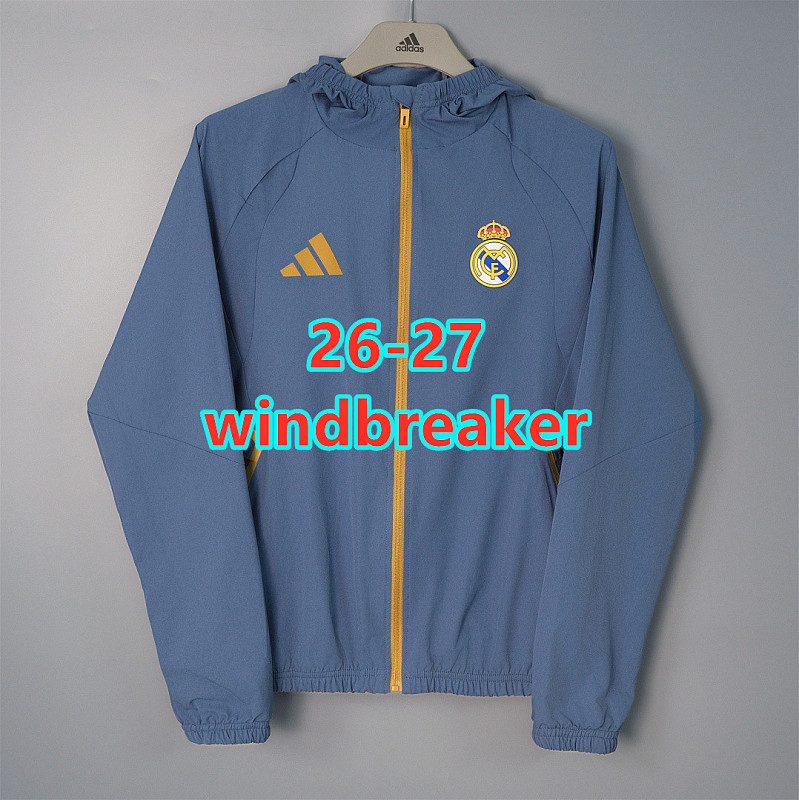 26-27 Real Madrid Windbreaker S-3XL
