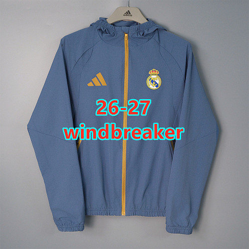 26-27 Real Madrid Windbreaker S-3XL