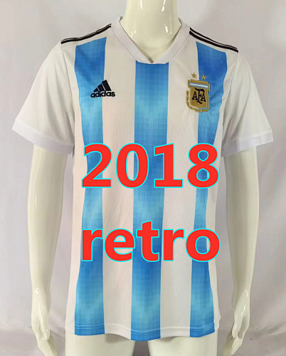 Argentina Retro Home Jersey S-2XL