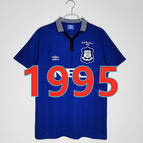 Everton Retro Home Jersey S-2XL