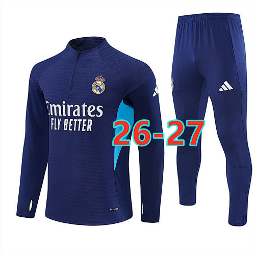 26-27 Real Madrid Player Version Long Sleeve Tracksuit S-2XL