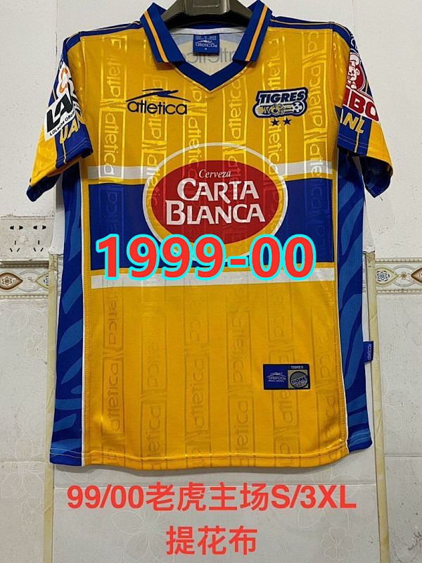 Tigres Uanl Home Retro Jersey S-3XL