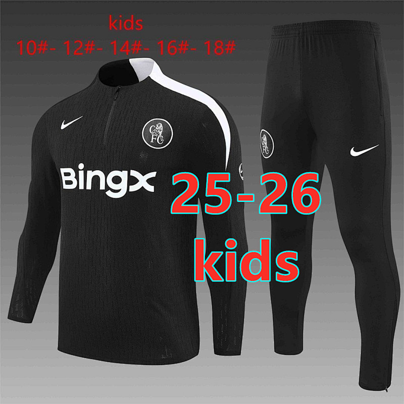 25-26 Chelsea Kids Long Sleeve Tracksuit 10- 18