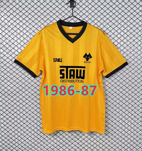 Wolves Home Retro Fans Version Jersey S-2XL