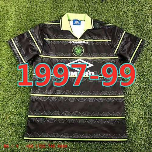 Celtic Retro Away Jersey S-2XL