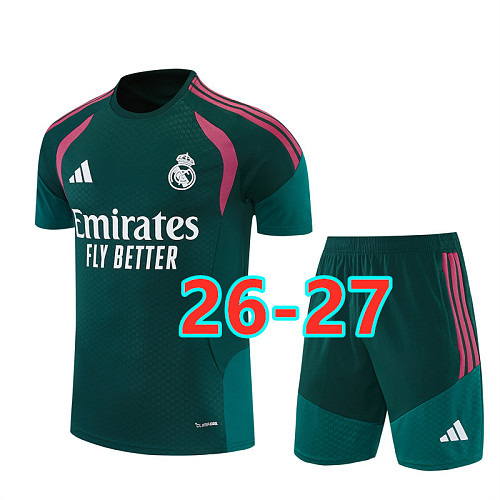26-27 Real Madrid Short Sleeve Tracksuit S-2XL