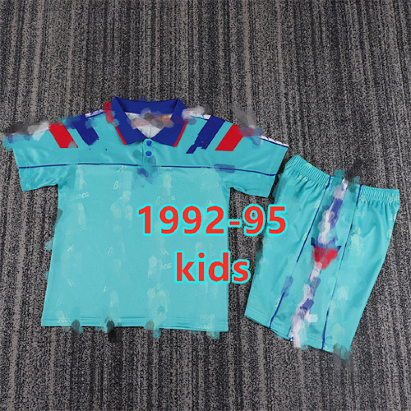 Barcelona Away Retro Kids Jersey+shorts Kit 16 -28