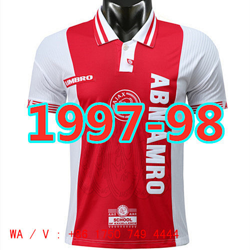 Ajax Retro TopThai Quality Home Jersey S-2XL