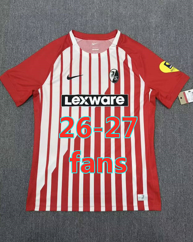 26-27 Freiburg Home Fans Version Jersey S-4XL