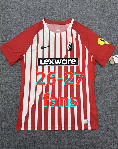 26-27 Freiburg Home Fans Version Jersey S-4XL