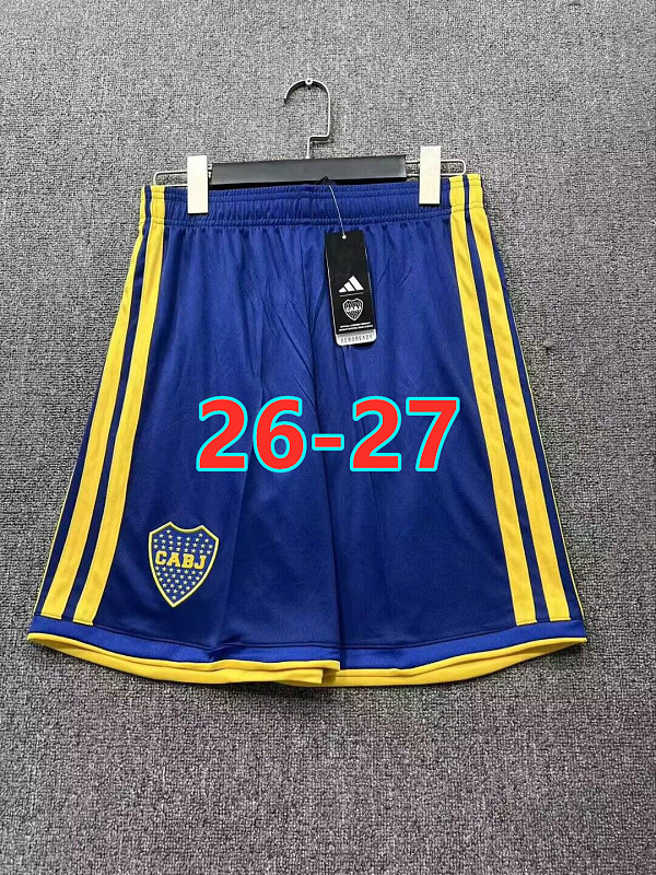 26-27 Boca Juniors Home Fans Version Shorts S-2XL