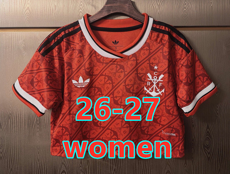 26-27 Flamengo Away Women Short Jersey S-2XL