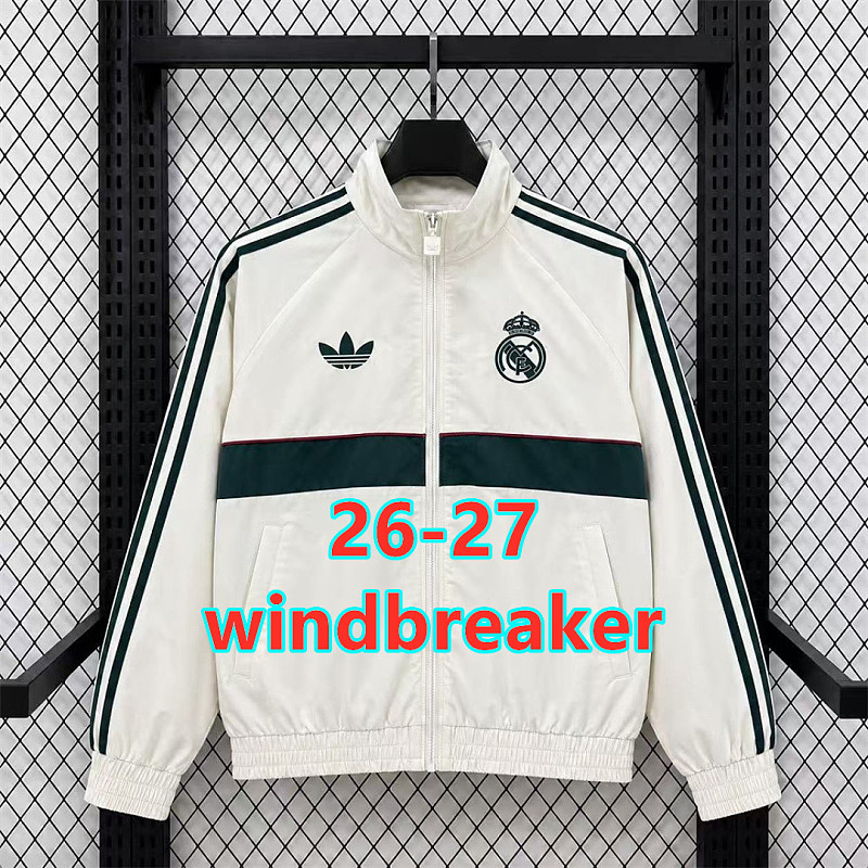 26-27 Real Madrid Windbreaker S-2XL