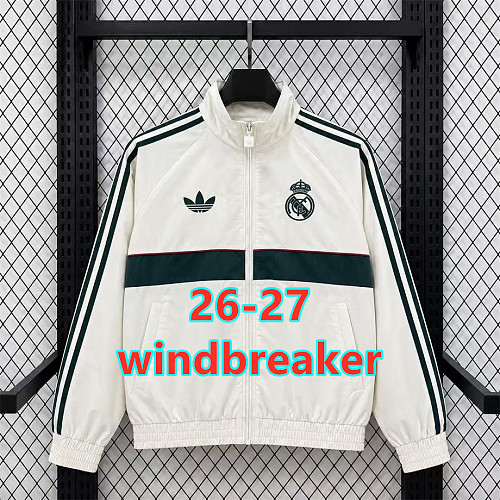 26-27 Real Madrid Windbreaker S-2XL