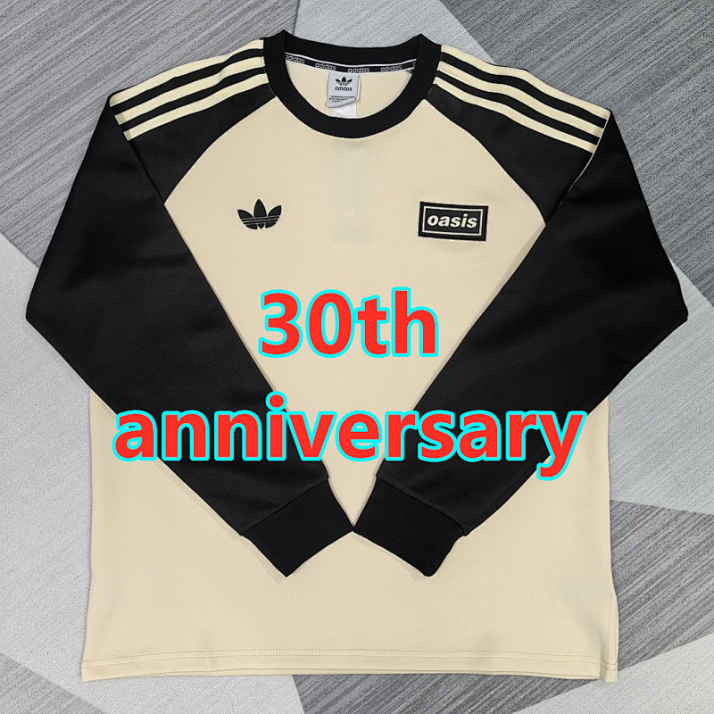 25-26 Oasis 30th Anniversary Fans Long Sleeve Jersey S-2XL 30