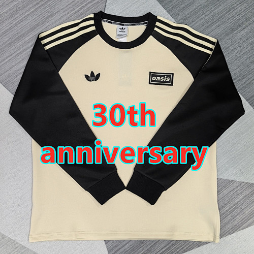 25-26 Oasis 30th Anniversary Fans Long Sleeve Jersey S-2XL 30