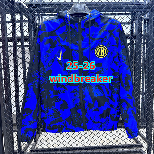 25-26 Inter Milan Windbreaker S-2XL