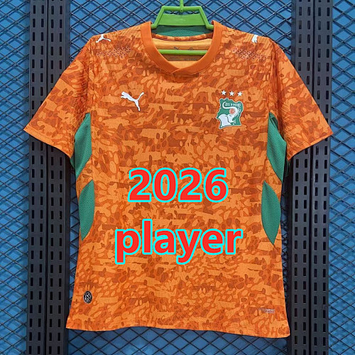 Cote D'Ivoire Home Player Version Jersey S-2XL V