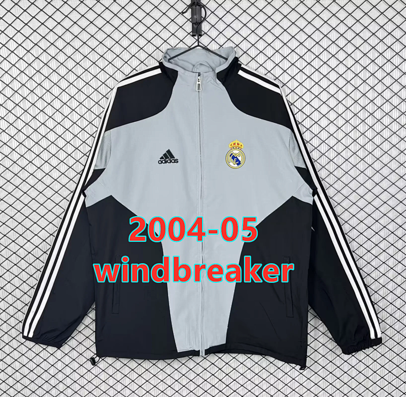 Real Madrid Retro Windbreaker S-2XL