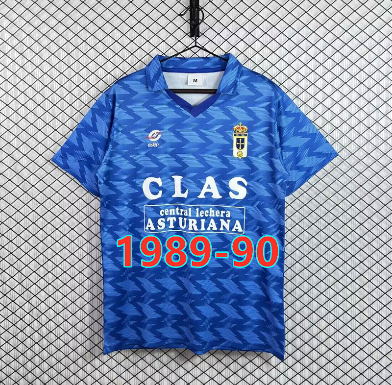 Real Oviedo Home Retro Fans Version Jersey S-2XL