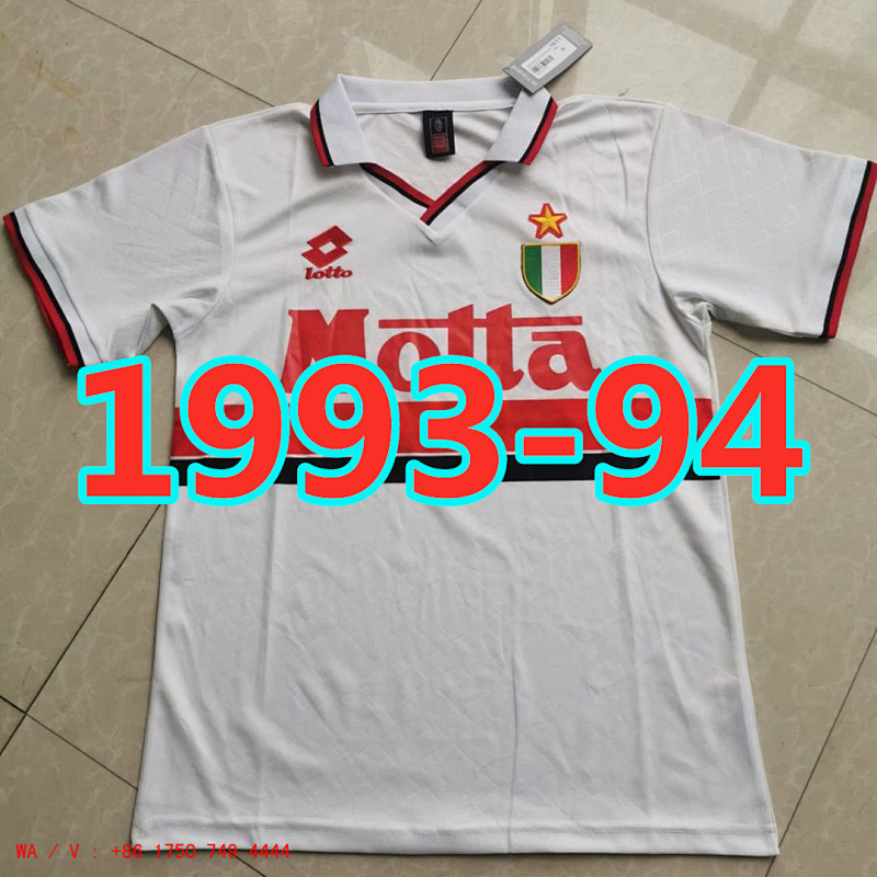AC Milan Retro TopThai Quality Away Jersey S-2XL AC