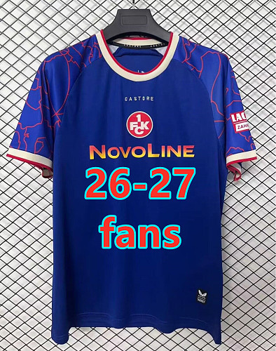 26-27 Kaiserslautern Away Fans Version Jersey S-4XL