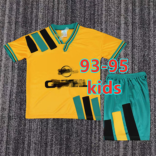 93-95 Bayern Away Retro Kids Jersey+shorts Kit 16 -28
