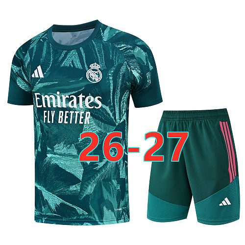 26-27 Real Madrid Special Short Sleeve Tracksuit S-2XL
