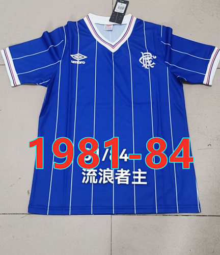Rangers Home Retro Jersey S-2XL