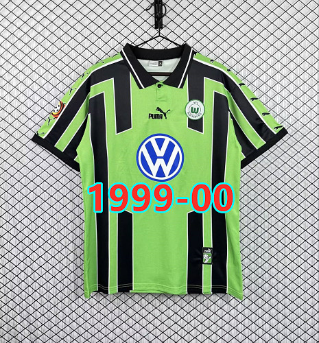 Wolfsburg Away Retro Fans Version Jersey S-2XL