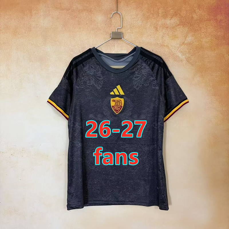 26-27 Roma Third Fans Version Jersey S-4XL