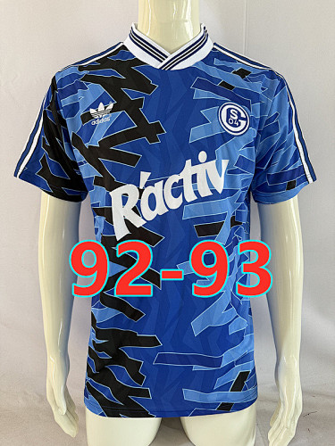 92-93 Schalke Home Retro Jersey S-2XL