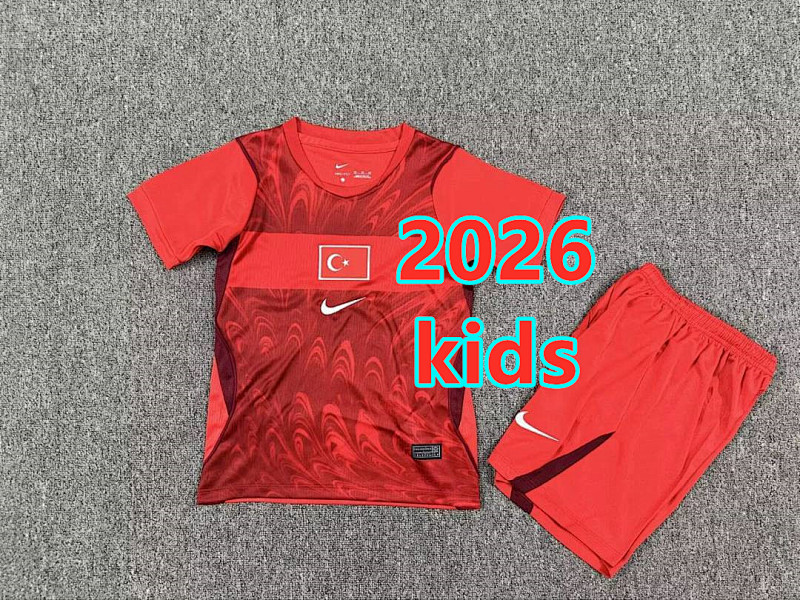 Turkey Away Kids Jersey+shorts Kit 16 -28