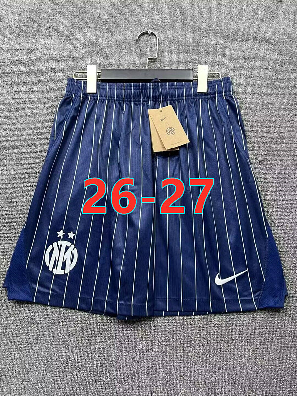 26-27 Inter Milan Away Fans Version Shorts S-2XL
