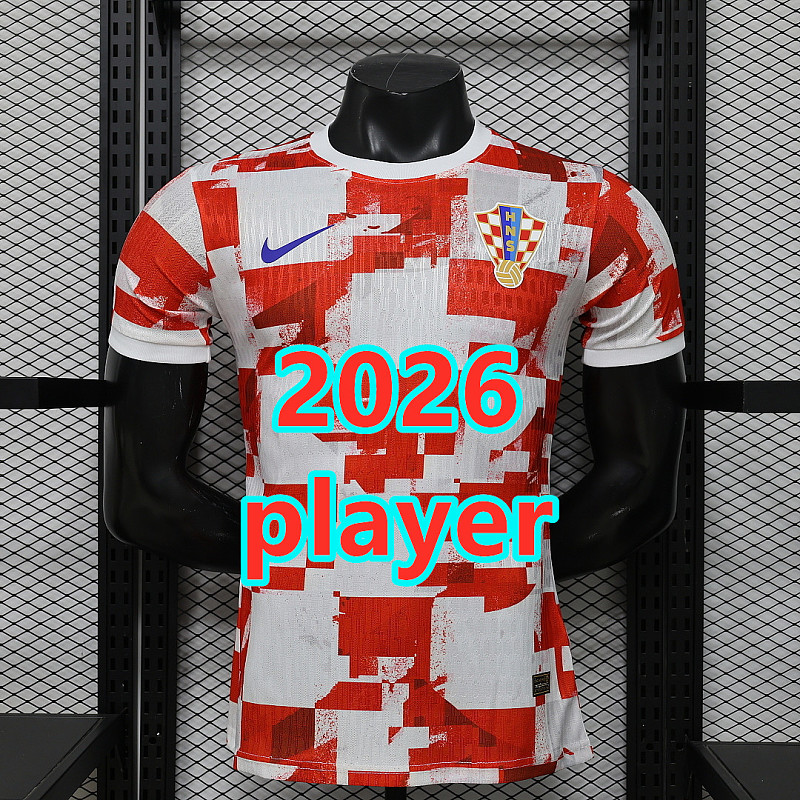 Croatia Specialy Player Version Jersey S-2XL