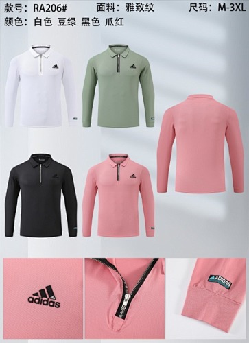 Adidas 25-26 A-D Long Sleeve Polo Jersey M-3XL Polo