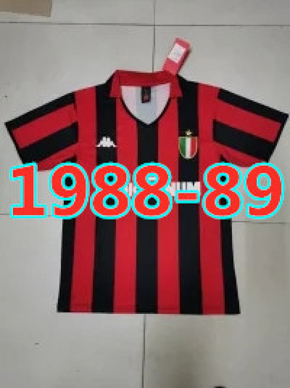 AC Milan Retro TopThai Quality Home Jersey S-2XL