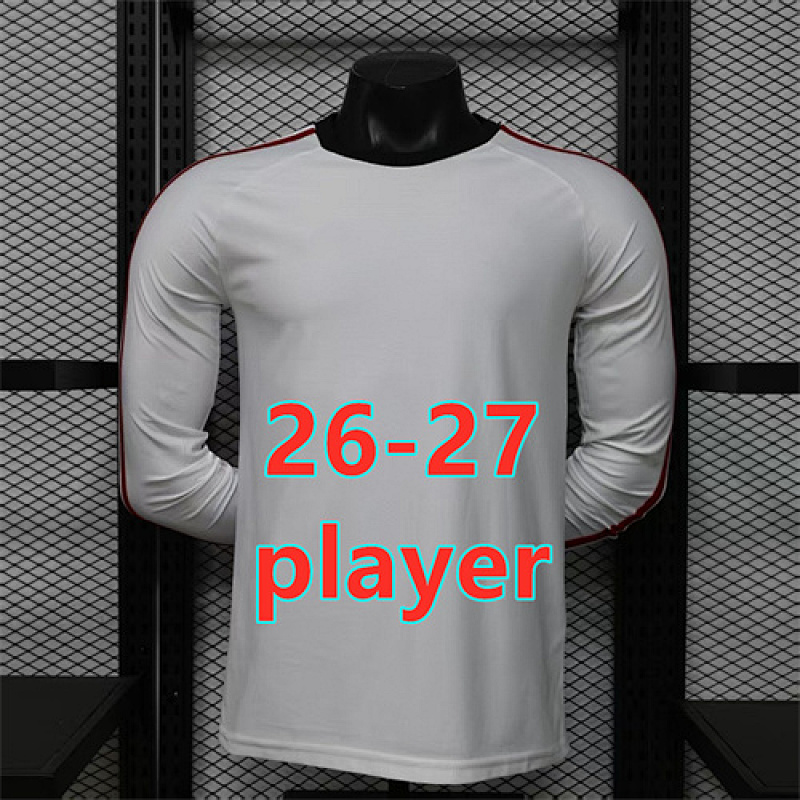 26-27 Manchester United Retro Player Long Sleeve Jersey S-3XL