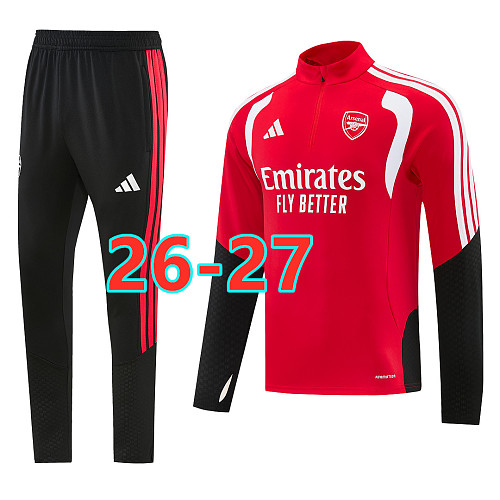 26-27 Arsenal Long Sleeve Tracksuit S-2XL