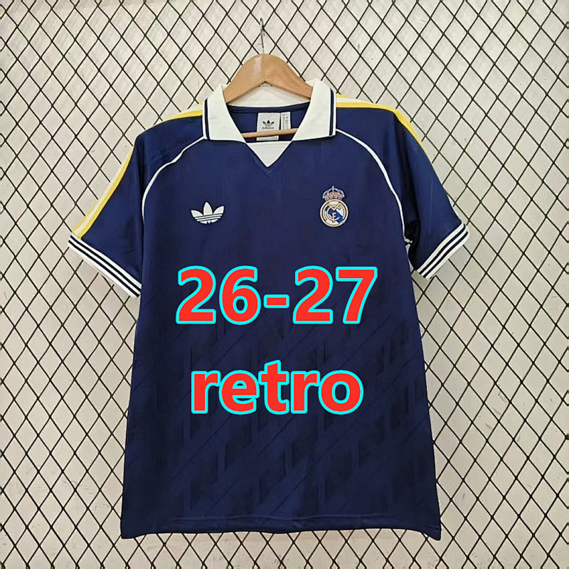 26-27 Real Madrid Retro Fans Version Jersey S-2XL