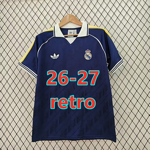 26-27 Real Madrid Retro Fans Version Jersey S-2XL
