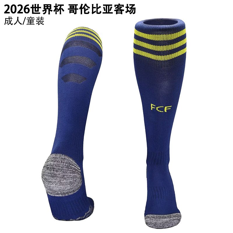 Colombia Away Adult Kids Socks