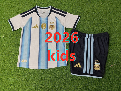 Argentina Home Kids Player 16 Teams Kit 16 -28 16