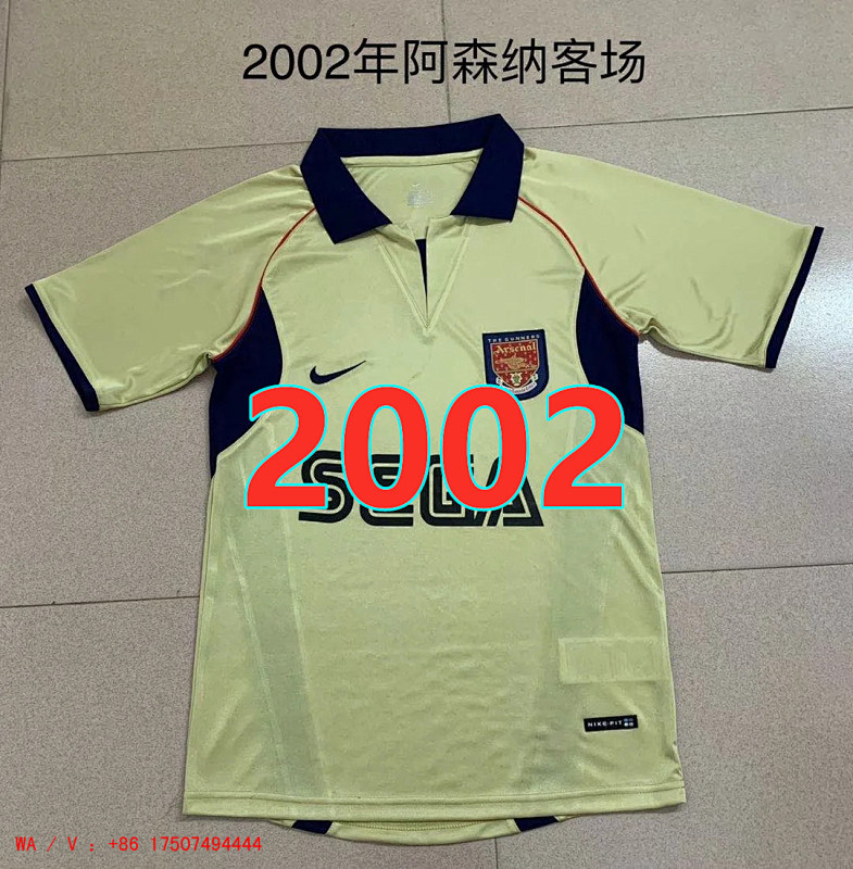 Arsenal Retro Away Jersey S-2XL