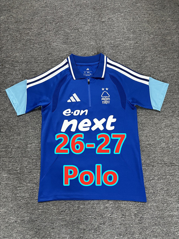 26-27 Nottingham Forest Polo Jersey S-3XL Polo