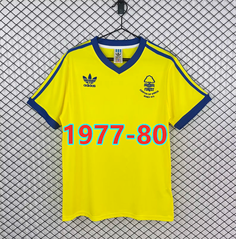 Nottingham Forest Away Retro Fans Version Jersey S-2XL