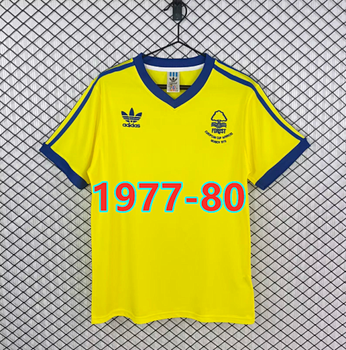 Nottingham Forest Away Retro Fans Version Jersey S-2XL