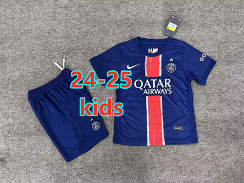 Balenciaga 24-25 Paris Psg Anniversary Kids Jersey+shorts Kit 16 -28