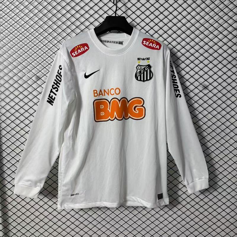 Santos Home Retro Long Sleeve Jersey S-4XL